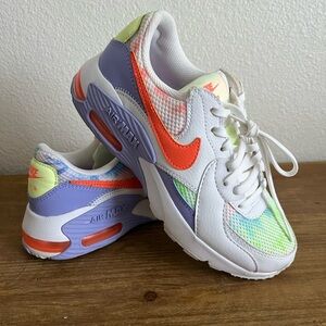 NWOT Nike Air Max Excee Purple Pulse Multi Colorful Tie Dye Sneakers